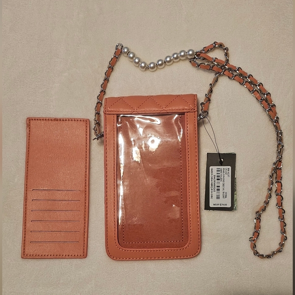 NWT Badgley Mischka Phone Cae with Insert Card Holder - Picture 2 of 2